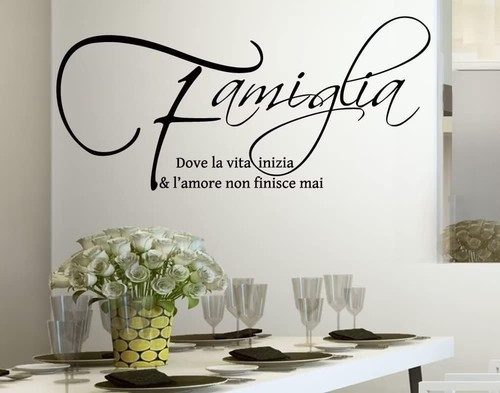Wandtattoo italienische - wandtattoo,