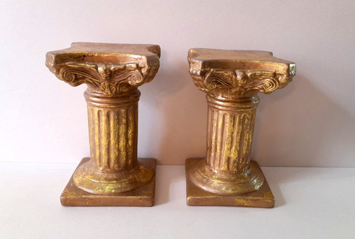 Schöne terracotta säulen - schöne,