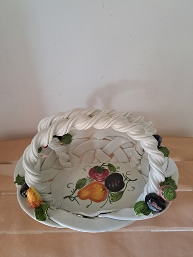 Obstschale keramikkorb - , /