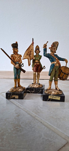 Napoleonische soldaten - 3x,