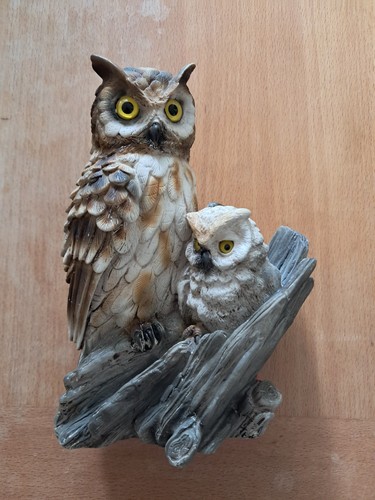 Sammelfigur zwei eulen - "zwei, eulen"