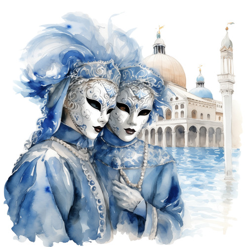 Wandbild karneval venedig - karneval,