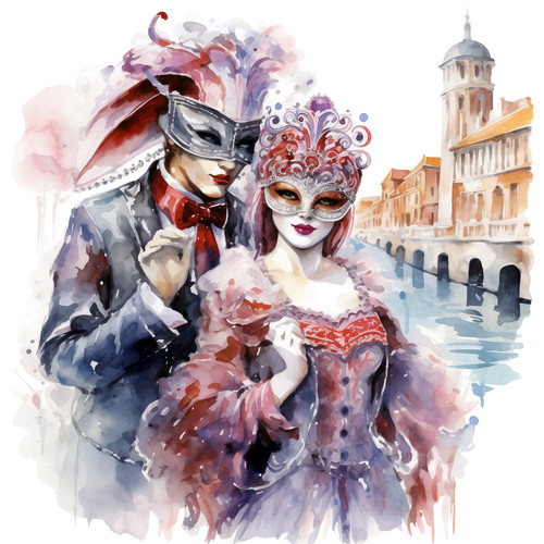 Dekobild karneval venedig - karneval,