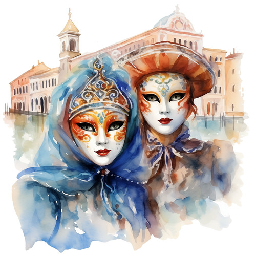 Deko bild karneval venedig - deko,