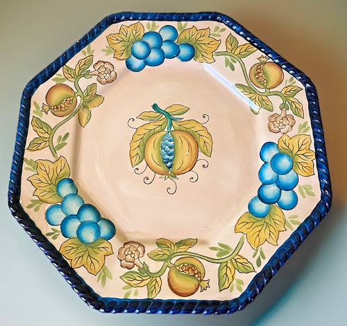 Vintage keramik teller italien - vintage,
