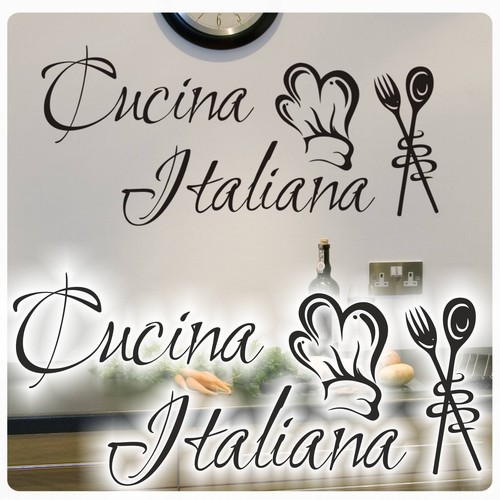 Wandtattoo cucina italiana - cucina,