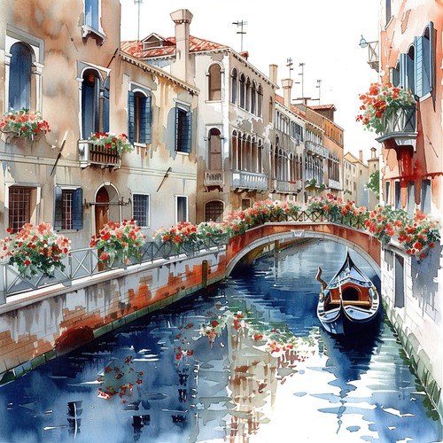 Deko bild italien venedig - deko,