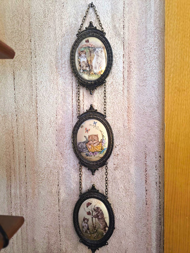 Italienisches vintage wandbild - italienisches,