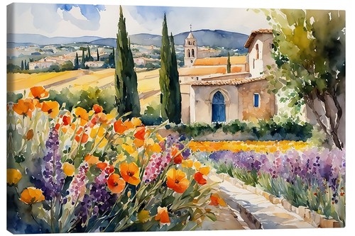 Leinwandbild landschaft der - landschaft, in