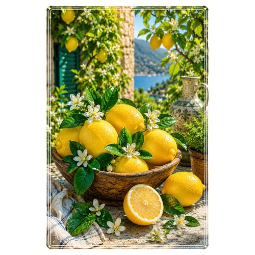 Blechschild 20x30cm amalfi - -,