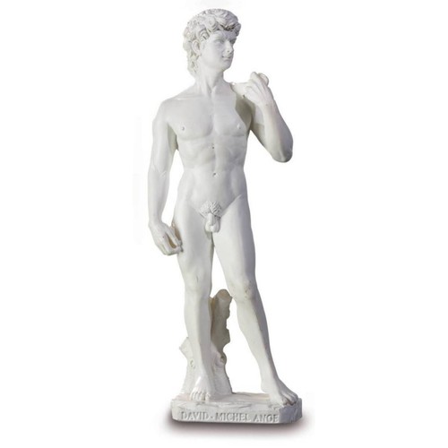 Statue david 19cm - david, weiß