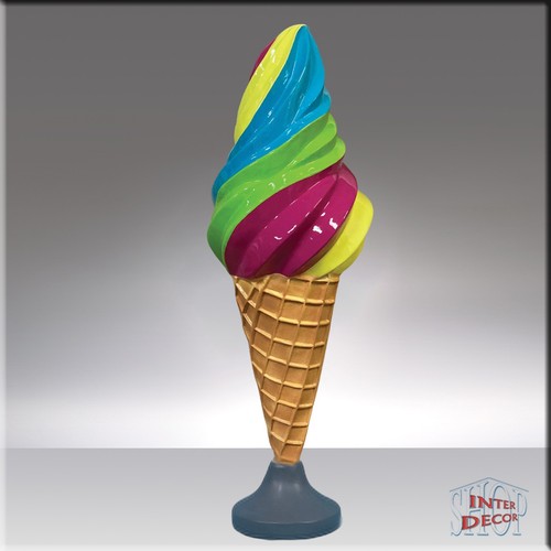 Italienische eiswaffel - italienische,