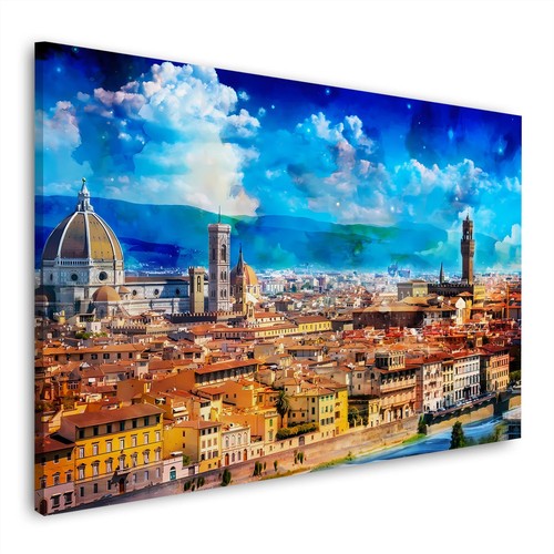 Florenz italien skyline - florenz, mit