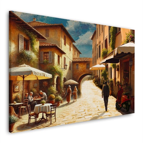 Italienische gasse mit café - italienische,