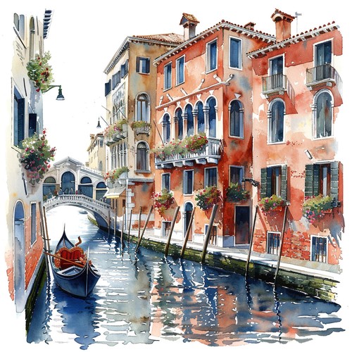 Wandbild italien venedig - wandbild,